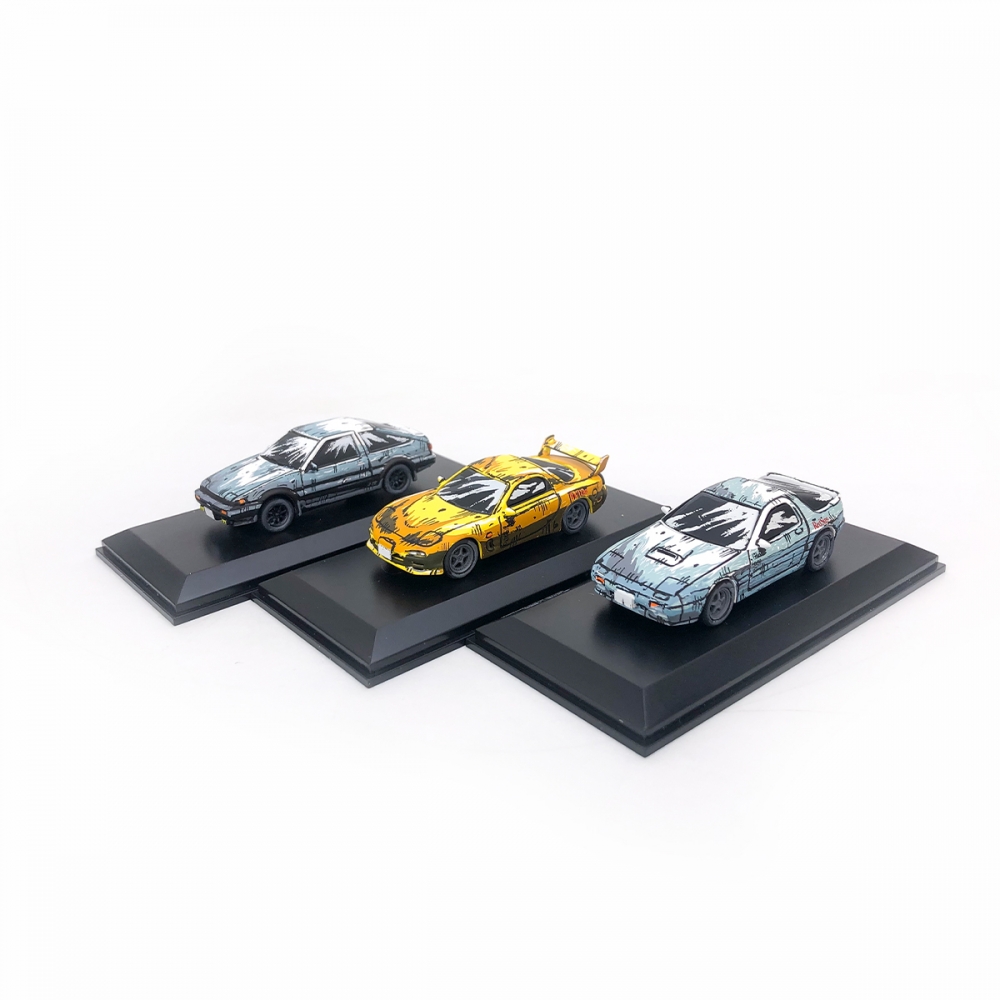 Kyosho 京商 头文字D 漫画版 三车 套装 1/64 Initial D 合金车模