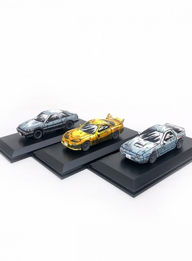 Kyosho 京商 头文字D 漫画版 三车 套装 1/64 Initial D 合金车模