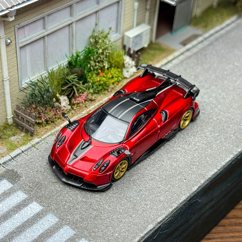 CM Model 1:64 帕加尼Pagani 伊莫拉Imola金属红 合金汽车模型