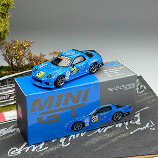 现货 MINIGT 1:64 #1195马自达MAZDA FD3S RX-7 RE 合金汽车模型