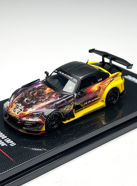 INNO 1:64 本田HONDA S2000 J'S RACING AP1魔王MAOU合金汽车模型