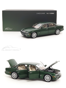 Almost Real 1:18 捷豹XJ6 X350 Jaguar 赛道绿 合金全开汽车模型