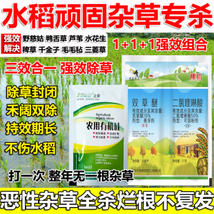 水稻田游草专用除草剂杂草一扫光斩草除根不伤苗安全高效除草剂