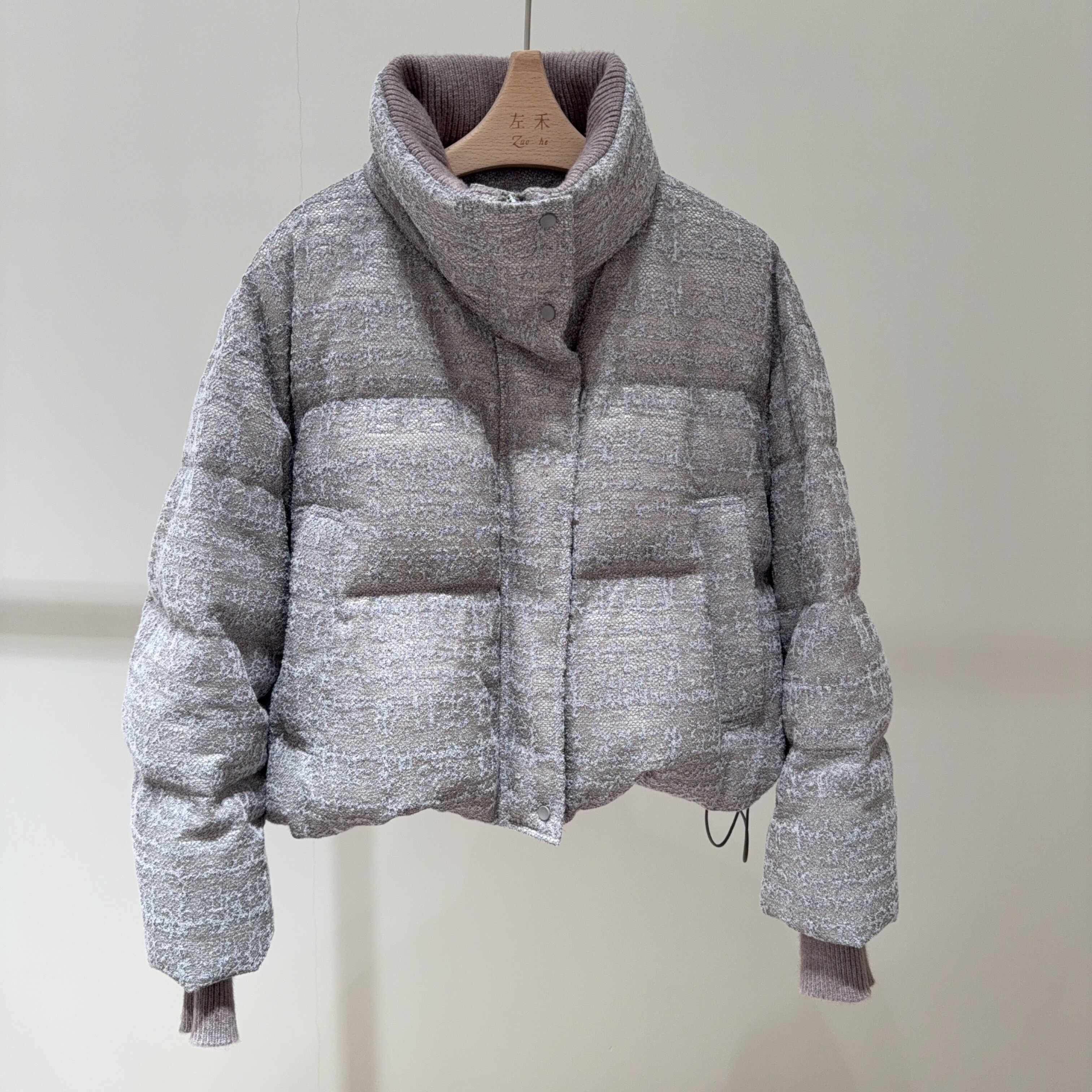 【小李专享】短款针织领鹅绒服  88550 衣长52左右