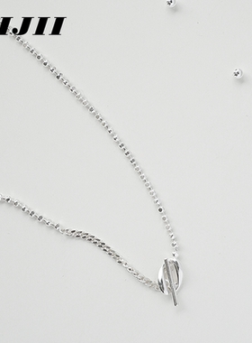 OT扣吊坠项链925纯银男