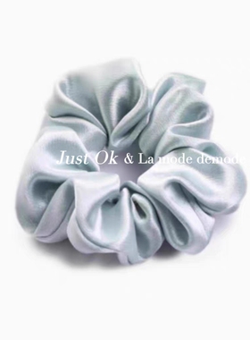 法式缎面猪大肠发圈ins韩系网红真丝女简约复古肥肠头绳高级感