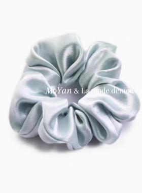 法式缎面猪大肠发圈ins韩系网红真丝女简约复古肥肠头绳高级感