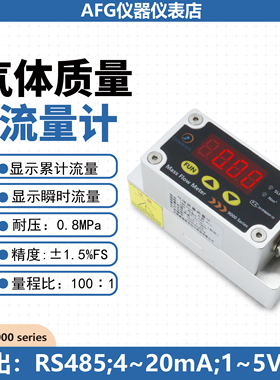 数显气体质量流量计表CMF9008/CMF9019测空气氮气氧气氩气二氧化