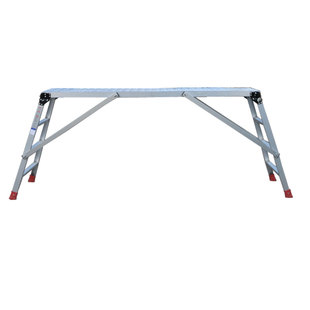 加长平台铝梯 铝合金洗车台 折叠铝梯 工作铝平台u.