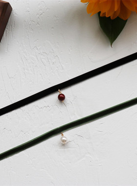 choker珍珠轻复古风项圈锁骨链