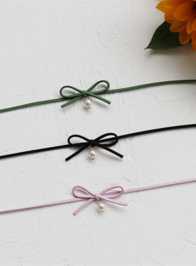 choker珍珠日常百搭锁骨链