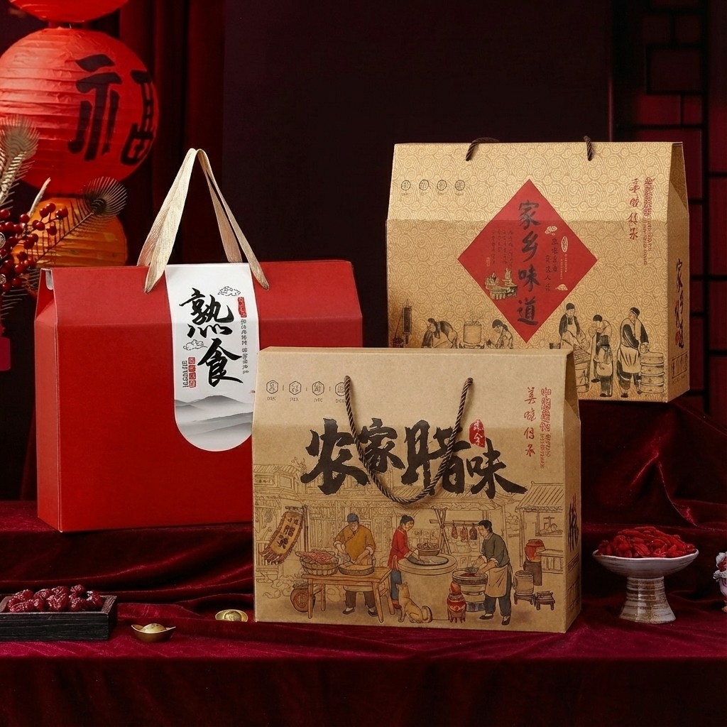 22026礼盒空盒包装盒新年春节送礼干果坚果花饽饽特产手工礼品盒,包装,礼品盒,淘宝优惠券,粉丝福利购,淘宝优惠卷