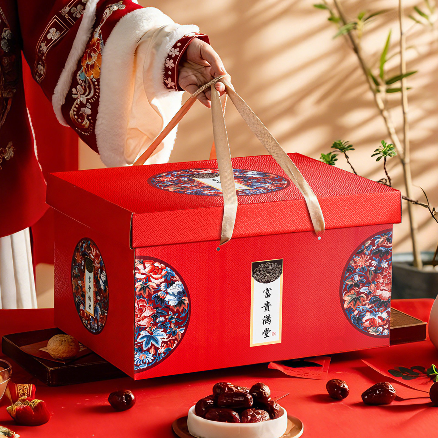 2026新年礼盒春节过年送礼品盒腊味酱鸭大礼包走亲戚团购年货礼盒