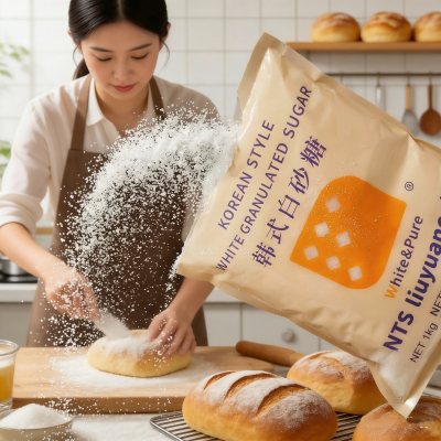 TSliuyuancai白砂糖刘元才幼砂糖2.5kg韩式细砂糖韩国烘焙奶茶