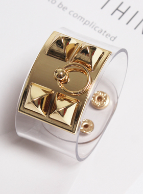 饰品钛钢铆钉日韩风手链