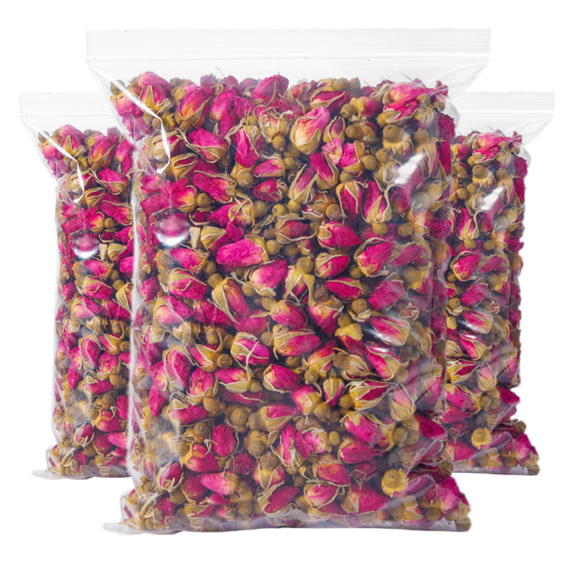 平阴玫瑰花茶500g散装新鲜无硫干玫瑰泡茶食用玫瑰干花红玫瑰花蕾