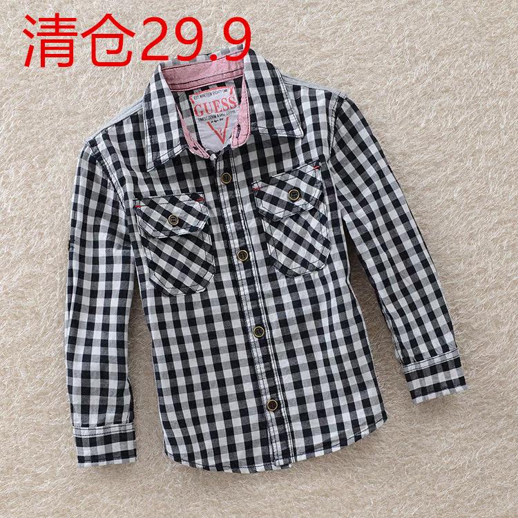 Chemise garcon à manche longue - Ref 2078636 Image 1