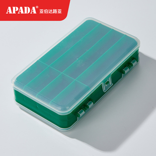 亚伯达1020W双面亮片盒配件盒路亚盒铅头钩饵盒刀剑渔具包收纳包