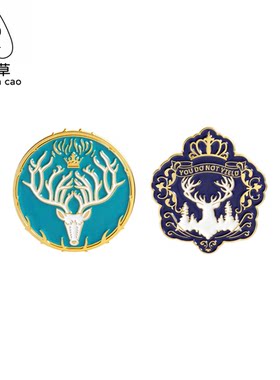 创意个性复古宫廷风麋鹿胸针饰品