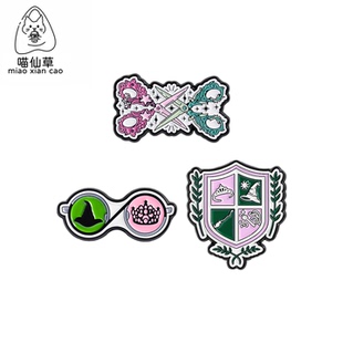 魔法勋章剪刀墨镜金属徽章胸针pin魔法棒扫把法帽胸章衣服装 饰品