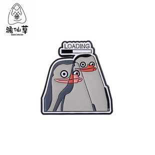 动物胸章饰品衣服装 卡通可爱南极企鹅金属烤漆徽章胸针配饰个性 饰