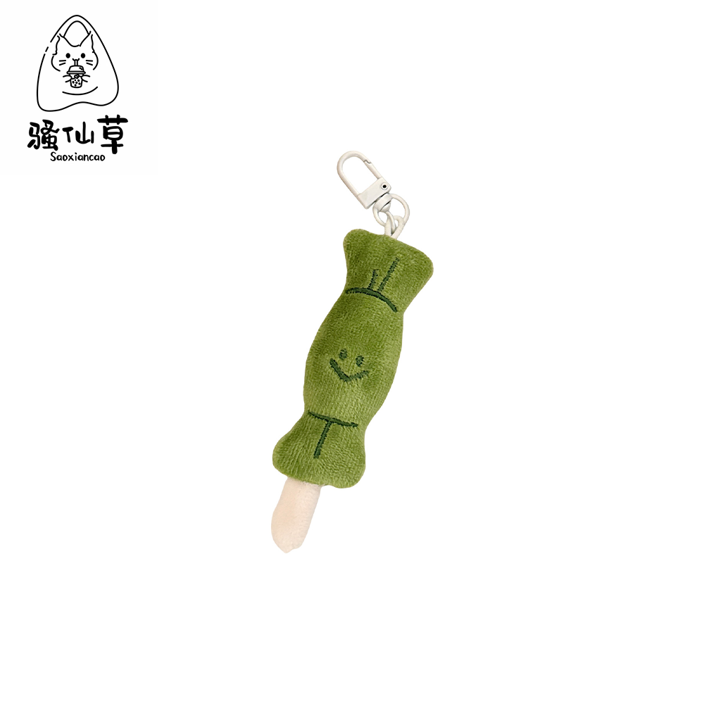 可爱关东煮毛绒公仔钥匙扣