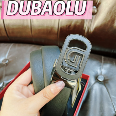DUBAOLU纯色牛皮自动扣