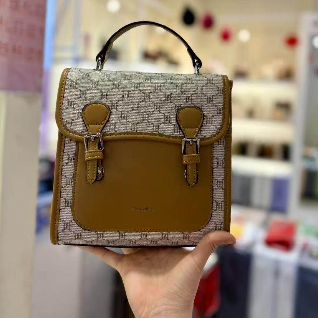 都宝路逛街小双肩背包女新款爆款单肩斜挎女生ins小众爆款书包