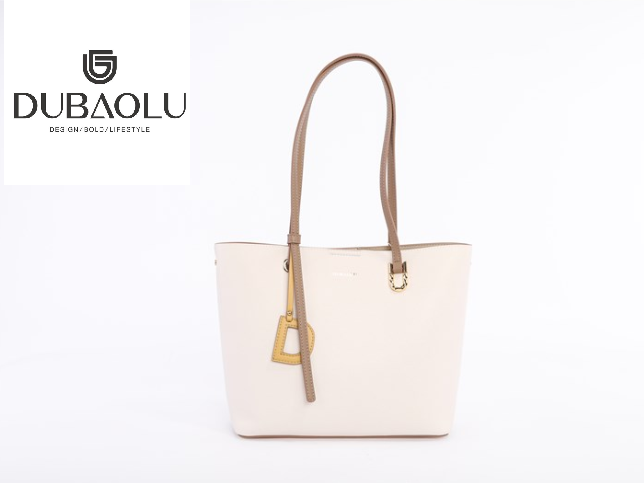 都宝路托特包纯色单肩软面