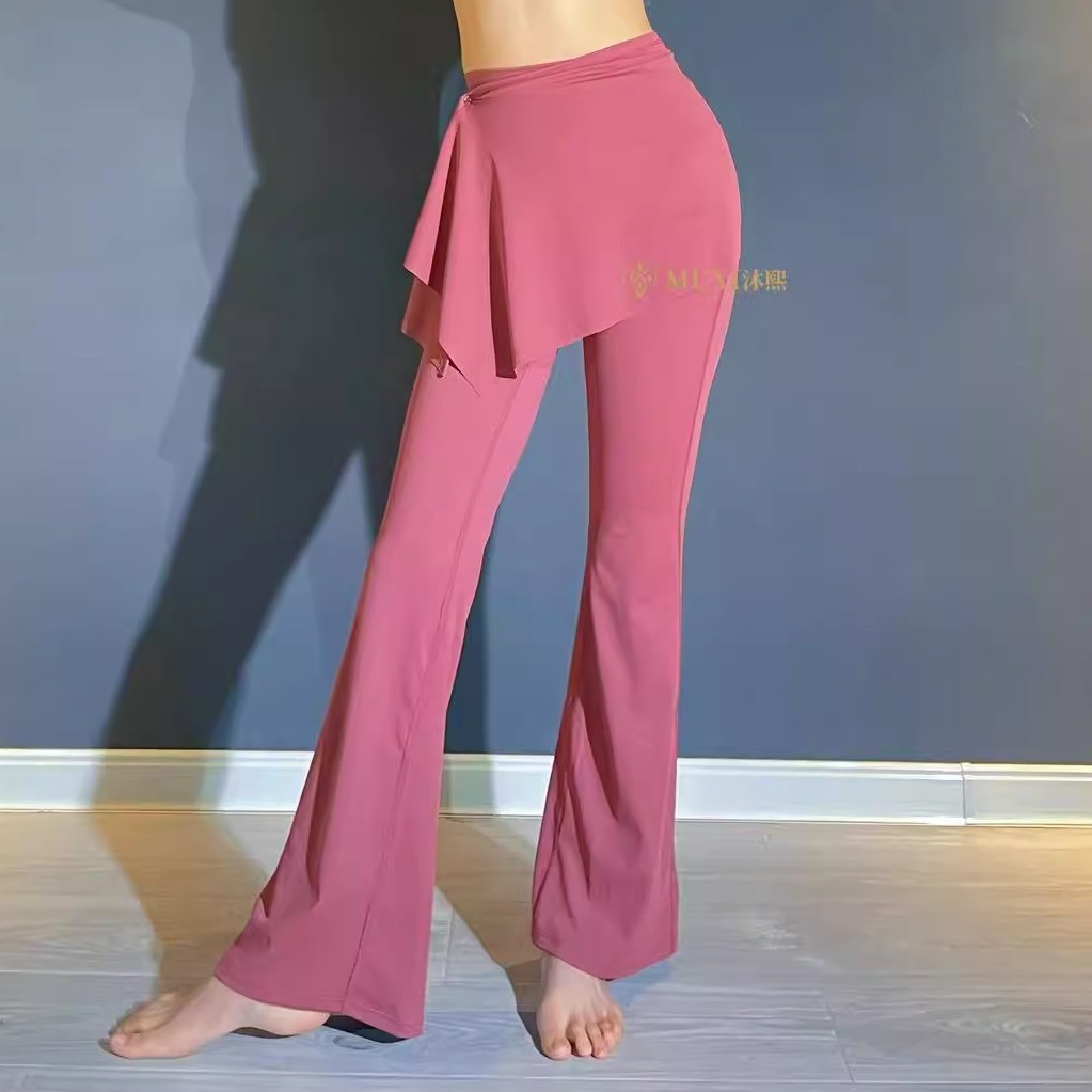 【绯跃】舞蹈运动瑜伽裤微喇弹力两件含臀巾沐熙佳2025款