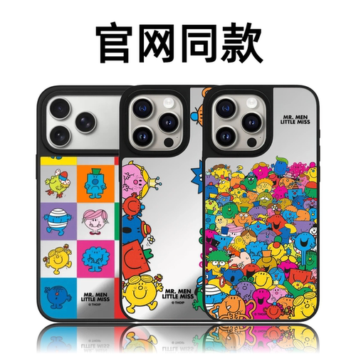 CASETiFiY奇先生妙小姐Mr. Men Little Miss适用苹果iPhone17promax/16pro情侣15手机壳14磁吸13华强北平替女