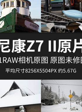 尼康Z7II原片原图RAW+JPG相机直出图练习未修图参考素材样片图片