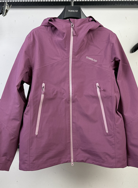 探路者单层硬壳冲锋衣女 25秋冬防风防水3L压胶登山服TABBBN92761