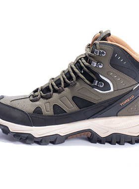 探路者登山鞋男24秋冬户外运动中高帮抓地减震越野鞋TFBBCM91953