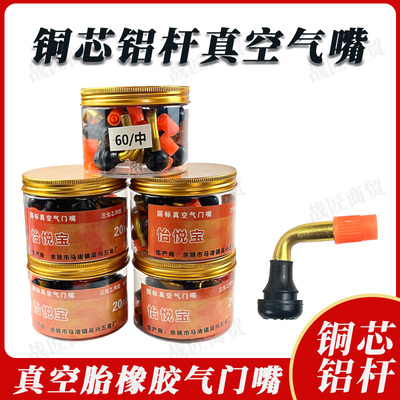 包邮电动车真空胎气嘴弯头真空胎防爆铝合金气嘴PVR40-50-60-70