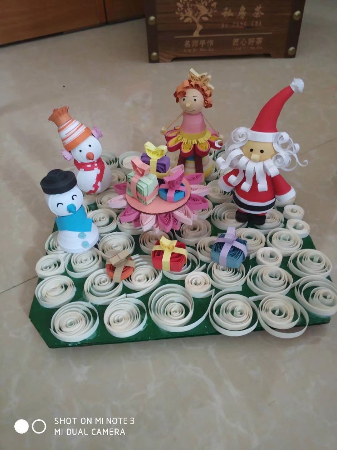 立体衍纸手工作品立体手工摆件创意生日礼物节日礼物定制毕设定制