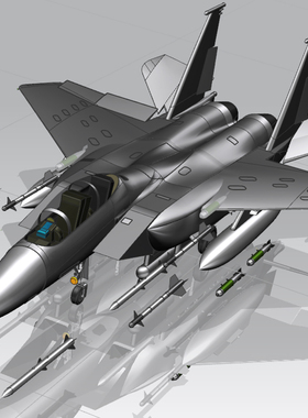 F15EX航模战斗机高级仿真飞机数模型成品三维立体文件多格式转换
