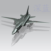 图22M3轰炸机高仿真飞机航模型UG MAX三维立体文件多种格式 可转换