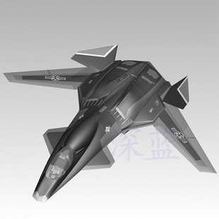 FA37绝密飞行鹰爪飞机数航模型三维立体设计文件多种格式可转换