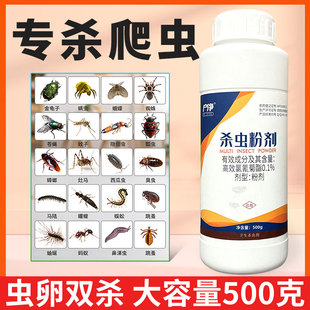 杀虫粉剂家用强效防杀室内户外杀虫剂跳蚤粉爬虫宠物家庭500g