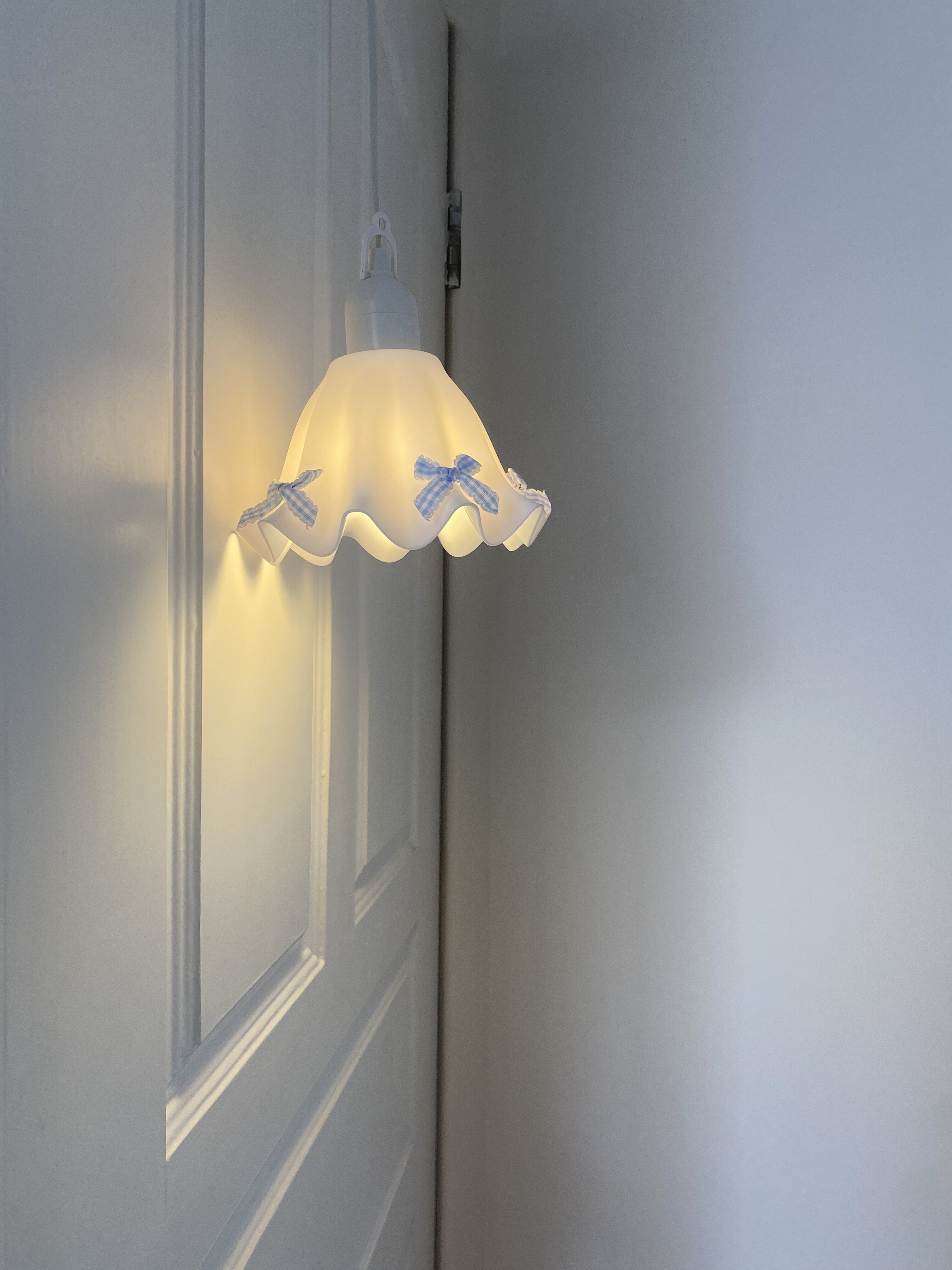 风铃feeling原创卧室床头灯氛围灯学生宿舍灯小夜灯蝴蝶结床上灯