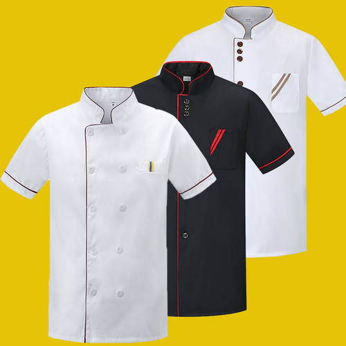 长袖厨师服后厨餐饮食堂工作服