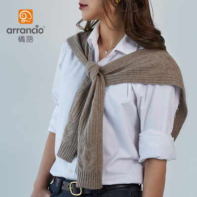 橘语明星同款韩版镂空披肩多用