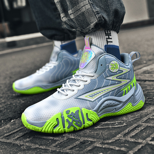 大男童高帮篮球鞋科比男女防滑青少年运动鞋中学生百搭40球鞋42码