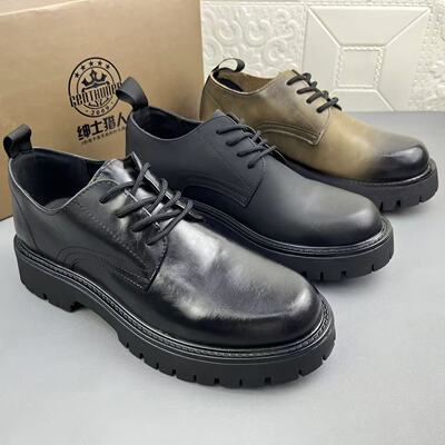 高品质新款时尚真皮正装皮鞋男鞋