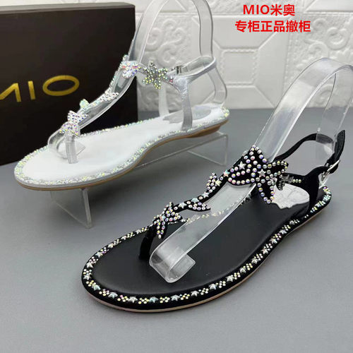 MIO米奥正品处理羊皮女鞋皮凉鞋