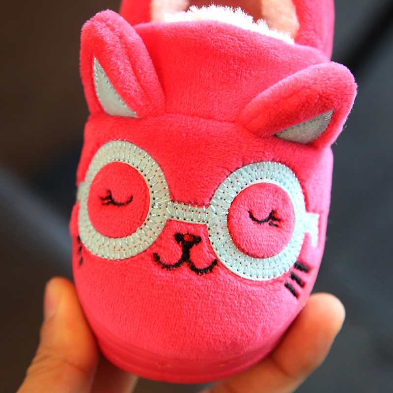 Pantoufles enfants en autre pour hiver - semelle caoutchouc - Ref 1006659 Image 5