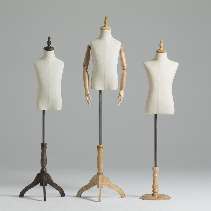 儿童半身模特道具童装店服装展示舞蹈裙小孩全身带手网店拍摄橱窗