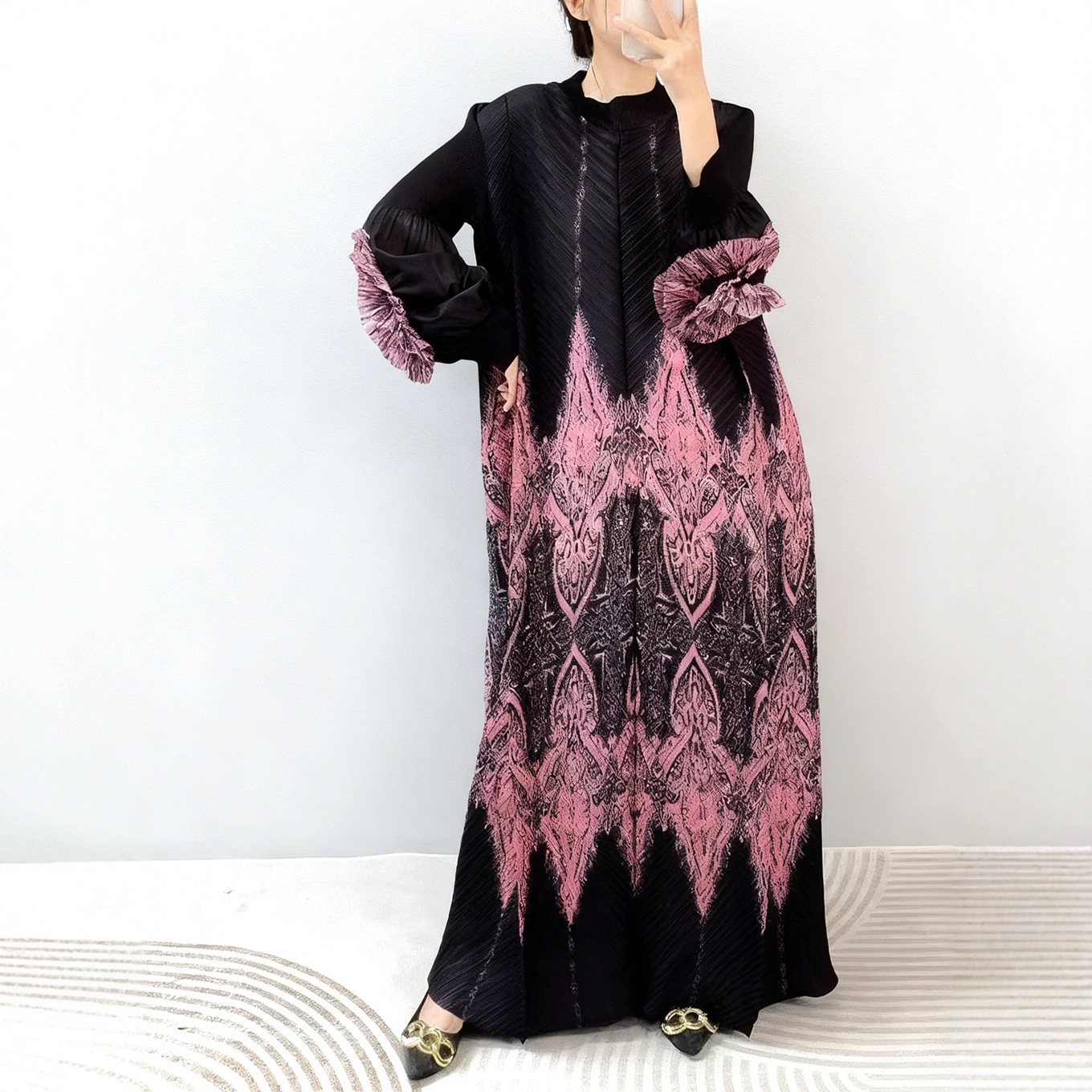 连衣裙优雅古典长裙大码