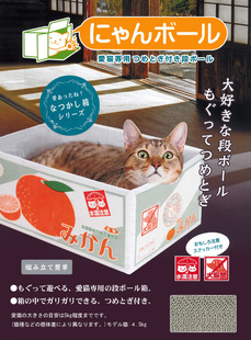 现货 日本能磨爪的猫窝/纸箱 底层猫抓板设计 可爱猫窝 夏日猫窝